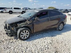 Salvage cars for sale at Temple, TX auction: 2013 KIA Rio EX