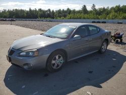 Salvage cars for sale from Copart Windham, ME: 2008 Pontiac Grand Prix