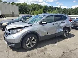 Salvage cars for sale at Exeter, RI auction: 2018 Honda CR-V LX