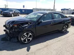 Salvage cars for sale at Anthony, TX auction: 2023 Hyundai Elantra Limited