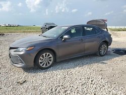 Salvage cars for sale at Temple, TX auction: 2022 Toyota Camry LE