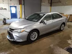 Salvage cars for sale at Glassboro, NJ auction: 2015 Toyota Camry LE