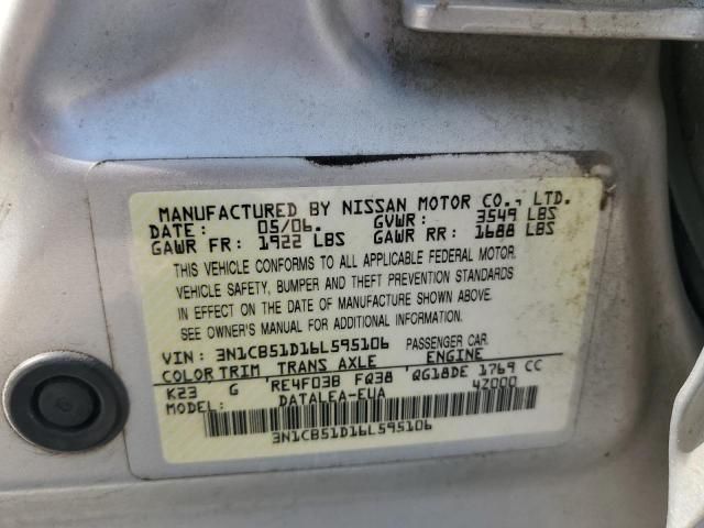 2006 Nissan Sentra 1.8