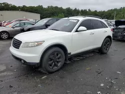 Salvage cars for sale at Exeter, RI auction: 2005 Infiniti FX35