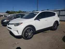 Salvage cars for sale at Sacramento, CA auction: 2018 Toyota Rav4 LE