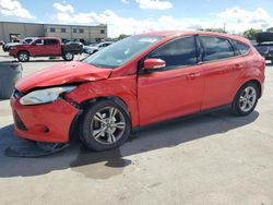 Salvage cars for sale at Wilmer, TX auction: 2013 Ford Focus SE