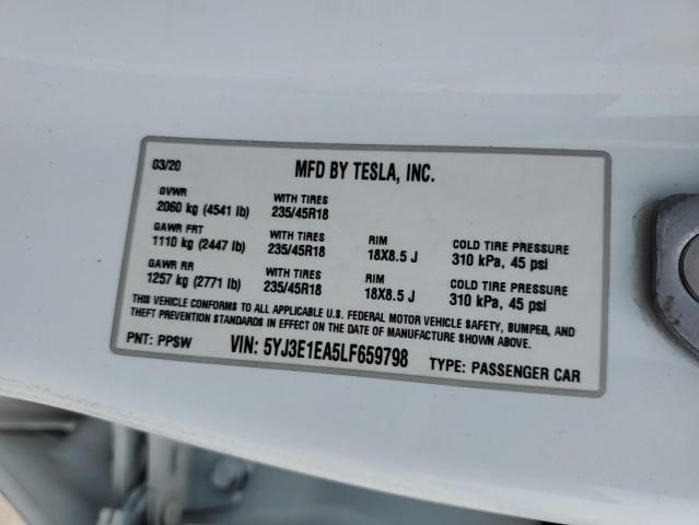 2020 Tesla Model 3