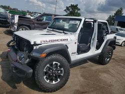 Salvage cars for sale at Woodhaven, MI auction: 2024 Jeep Wrangler Rubicon