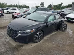 Salvage cars for sale at Bridgeton, MO auction: 2024 Nissan Sentra SV