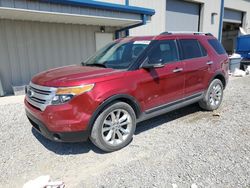 Salvage cars for sale at Earlington, KY auction: 2013 Ford Explorer XLT