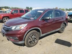 Salvage cars for sale at New Britain, CT auction: 2016 Honda CR-V SE