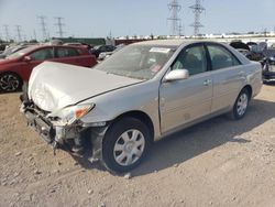 Salvage cars for sale at Elgin, IL auction: 2004 Toyota Camry LE