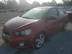 Vehiculos salvage en venta de Copart Madisonville, TN: 2013 Chevrolet Sonic LTZ