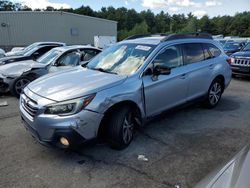 Subaru Vehiculos salvage en venta: 2018 Subaru Outback 2.5I Limited