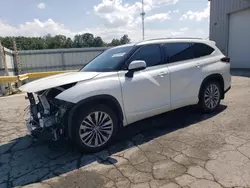 Salvage cars for sale at Rogersville, MO auction: 2020 Toyota Highlander Platinum