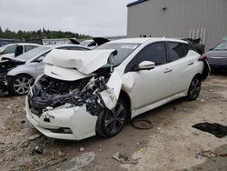 Nissan salvage cars for sale: 2021 Nissan Leaf SL Plus