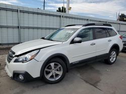 Salvage cars for sale at Littleton, CO auction: 2014 Subaru Outback 2.5I Limited