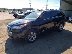 Toyota salvage cars for sale: 2015 Toyota Highlander XLE