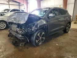 Salvage cars for sale at Lansing, MI auction: 2016 Hyundai Tucson Limited