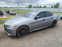 Salvage cars for sale at Houston, TX auction: 2017 Alfa Romeo Giulia