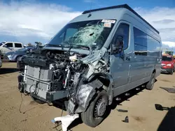 Salvage trucks for sale at Brighton, CO auction: 2022 Mercedes-Benz Sprinter 3500