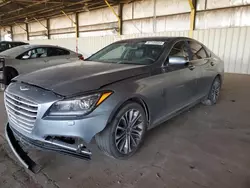 Buy Salvage Cars For Sale now at auction: 2016 Hyundai Genesis 3.8L