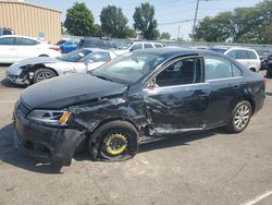 Salvage cars for sale at Moraine, OH auction: 2013 Volkswagen Jetta SE