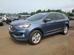 Salvage cars for sale at East Granby, CT auction: 2019 Ford Edge SEL