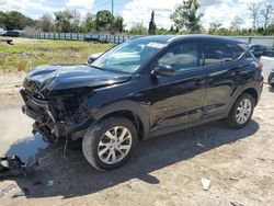 Salvage cars for sale at Tifton, GA auction: 2021 Hyundai Tucson Limited