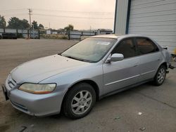 Salvage cars for sale at Nampa, ID auction: 2002 Honda Accord EX