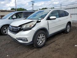 Salvage cars for sale at New Britain, CT auction: 2015 Honda CR-V EXL