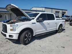 Salvage cars for sale at Earlington, KY auction: 2015 Ford F150 Supercrew