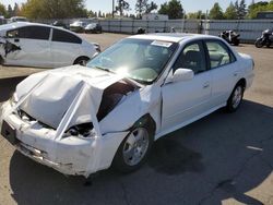 Salvage cars for sale at Woodburn, OR auction: 2001 Honda Accord EX