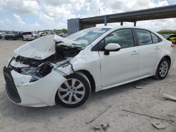 Salvage cars for sale at West Palm Beach, FL auction: 2021 Toyota Corolla LE