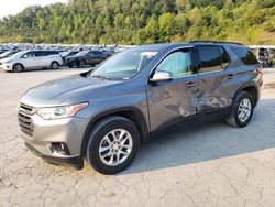 Salvage cars for sale at Hurricane, WV auction: 2021 Chevrolet Traverse LT