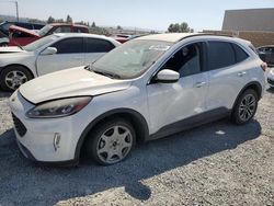 Salvage cars for sale at Mentone, CA auction: 2020 Ford Escape SEL