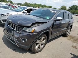 Salvage cars for sale at Glassboro, NJ auction: 2016 Jeep Grand Cherokee Limited