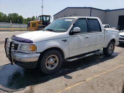 Ford salvage cars for sale: 2002 Ford F150 Supercrew