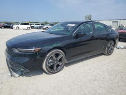 Salvage cars for sale at Kansas City, KS auction: 2024 Honda Accord Hybrid Sport