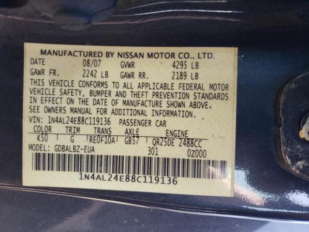 2008 Nissan Altima 2.5S