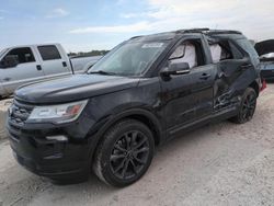 Ford salvage cars for sale: 2018 Ford Explorer XLT