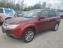 Salvage cars for sale at Leroy, NY auction: 2012 Subaru Forester 2.5X Premium