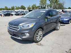 Ford Vehiculos salvage en venta: 2017 Ford Escape Titanium