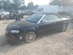 Vehiculos salvage en venta de Copart Hampton, VA: 2007 Audi S4 Quattro Cabriolet