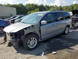 Salvage cars for sale at Exeter, RI auction: 2014 Dodge Grand Caravan SXT