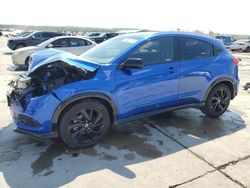 Salvage cars for sale at Grand Prairie, TX auction: 2021 Honda HR-V Sport