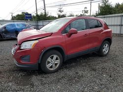 Salvage cars for sale at Hillsborough, NJ auction: 2015 Chevrolet Trax 1LT