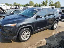 Salvage cars for sale at Bridgeton, MO auction: 2015 Jeep Cherokee Latitude