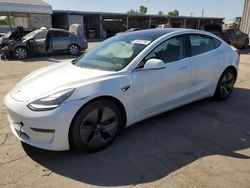 Salvage cars for sale at Fresno, CA auction: 2018 Tesla Model 3