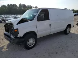 Salvage trucks for sale at Mendon, MA auction: 2008 Ford Econoline E150 Van